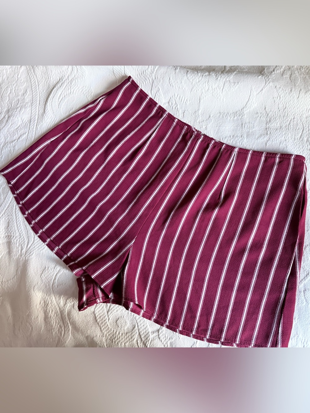 Show Me Your Mumu Sawyer High-Waisted Striped Shorts Size Large LIMITED RELEASE